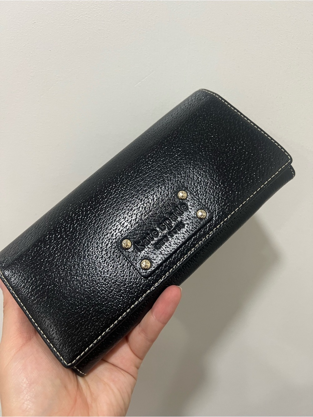 Kate Spade Black Pebbled Leather Shoulder Bag with Matching Wallet - Picture 5 of 6